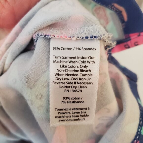 Vineyard Vines Dress Girls L Large Sea Critters Royal Ocean Soft Jersey Knit - Picture 6 of 10